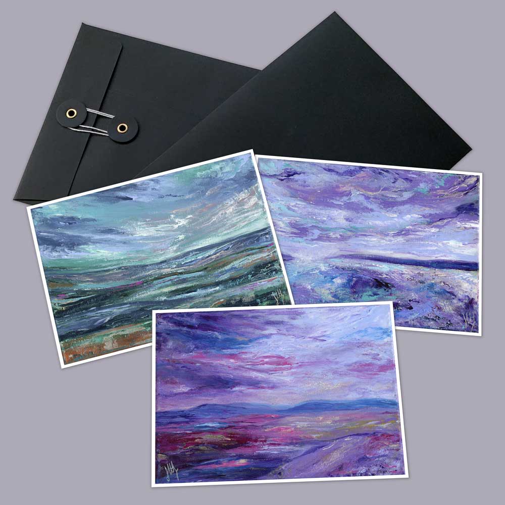 Scottish 'Scapes - set of 3 mini fine art prints by Jayne Leighton Herd